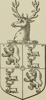 An illustration from The visitation of London : anno Domini 1633, 1634, and 1635. Made by Sr. Henry St. George, kt., Richmond herald, and deputy and marshal to Sr. Richard St. George, kt., Clarencieux king of armes (1880)