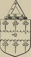An illustration from The visitation of London : anno Domini 1633, 1634, and 1635. Made by Sr. Henry St. George, kt., Richmond herald, and deputy and marshal to Sr. Richard St. George, kt., Clarencieux king of armes (1880)