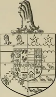 An illustration from The visitation of London : anno Domini 1633, 1634, and 1635. Made by Sr. Henry St. George, kt., Richmond herald, and deputy and marshal to Sr. Richard St. George, kt., Clarencieux king of armes (1880)