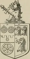 An illustration from The visitation of London : anno Domini 1633, 1634, and 1635. Made by Sr. Henry St. George, kt., Richmond herald, and deputy and marshal to Sr. Richard St. George, kt., Clarencieux king of armes (1880)