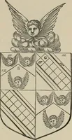 An illustration from The visitation of London : anno Domini 1633, 1634, and 1635. Made by Sr. Henry St. George, kt., Richmond herald, and deputy and marshal to Sr. Richard St. George, kt., Clarencieux king of armes (1880)