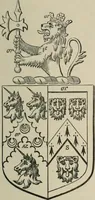 An illustration from The visitation of London : anno Domini 1633, 1634, and 1635. Made by Sr. Henry St. George, kt., Richmond herald, and deputy and marshal to Sr. Richard St. George, kt., Clarencieux king of armes (1880)