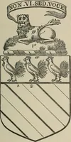 An illustration from The visitation of London : anno Domini 1633, 1634, and 1635. Made by Sr. Henry St. George, kt., Richmond herald, and deputy and marshal to Sr. Richard St. George, kt., Clarencieux king of armes (1880)