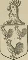 An illustration from The visitation of London : anno Domini 1633, 1634, and 1635. Made by Sr. Henry St. George, kt., Richmond herald, and deputy and marshal to Sr. Richard St. George, kt., Clarencieux king of armes (1880)