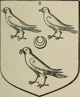 An illustration from The visitation of London : anno Domini 1633, 1634, and 1635. Made by Sr. Henry St. George, kt., Richmond herald, and deputy and marshal to Sr. Richard St. George, kt., Clarencieux king of armes (1880)