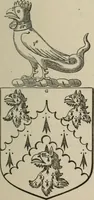 An illustration from The visitation of London : anno Domini 1633, 1634, and 1635. Made by Sr. Henry St. George, kt., Richmond herald, and deputy and marshal to Sr. Richard St. George, kt., Clarencieux king of armes (1880)