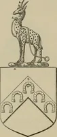 An illustration from The visitation of London : anno Domini 1633, 1634, and 1635. Made by Sr. Henry St. George, kt., Richmond herald, and deputy and marshal to Sr. Richard St. George, kt., Clarencieux king of armes (1880)