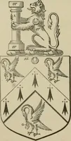 An illustration from The visitation of London : anno Domini 1633, 1634, and 1635. Made by Sr. Henry St. George, kt., Richmond herald, and deputy and marshal to Sr. Richard St. George, kt., Clarencieux king of armes (1880)