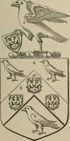 An illustration from The visitation of London : anno Domini 1633, 1634, and 1635. Made by Sr. Henry St. George, kt., Richmond herald, and deputy and marshal to Sr. Richard St. George, kt., Clarencieux king of armes (1880)