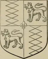 An illustration from The visitation of London : anno Domini 1633, 1634, and 1635. Made by Sr. Henry St. George, kt., Richmond herald, and deputy and marshal to Sr. Richard St. George, kt., Clarencieux king of armes (1880)