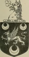 An illustration from The visitation of London : anno Domini 1633, 1634, and 1635. Made by Sr. Henry St. George, kt., Richmond herald, and deputy and marshal to Sr. Richard St. George, kt., Clarencieux king of armes (1880)