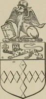 An illustration from The visitation of London : anno Domini 1633, 1634, and 1635. Made by Sr. Henry St. George, kt., Richmond herald, and deputy and marshal to Sr. Richard St. George, kt., Clarencieux king of armes (1880)