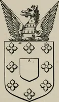 An illustration from The visitation of London : anno Domini 1633, 1634, and 1635. Made by Sr. Henry St. George, kt., Richmond herald, and deputy and marshal to Sr. Richard St. George, kt., Clarencieux king of armes (1880)