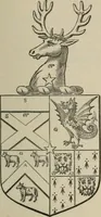 An illustration from The visitation of London : anno Domini 1633, 1634, and 1635. Made by Sr. Henry St. George, kt., Richmond herald, and deputy and marshal to Sr. Richard St. George, kt., Clarencieux king of armes (1880)