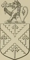 An illustration from The visitation of London : anno Domini 1633, 1634, and 1635. Made by Sr. Henry St. George, kt., Richmond herald, and deputy and marshal to Sr. Richard St. George, kt., Clarencieux king of armes (1880)