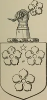 An illustration from The visitation of London : anno Domini 1633, 1634, and 1635. Made by Sr. Henry St. George, kt., Richmond herald, and deputy and marshal to Sr. Richard St. George, kt., Clarencieux king of armes (1880)