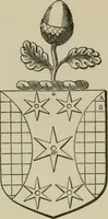 An illustration from The visitation of London : anno Domini 1633, 1634, and 1635. Made by Sr. Henry St. George, kt., Richmond herald, and deputy and marshal to Sr. Richard St. George, kt., Clarencieux king of armes (1880)
