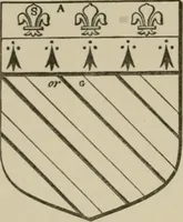 An illustration from The visitation of London : anno Domini 1633, 1634, and 1635. Made by Sr. Henry St. George, kt., Richmond herald, and deputy and marshal to Sr. Richard St. George, kt., Clarencieux king of armes (1880)