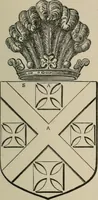 An illustration from The visitation of London : anno Domini 1633, 1634, and 1635. Made by Sr. Henry St. George, kt., Richmond herald, and deputy and marshal to Sr. Richard St. George, kt., Clarencieux king of armes (1880)