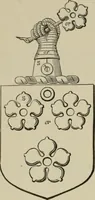An illustration from The visitation of London : anno Domini 1633, 1634, and 1635. Made by Sr. Henry St. George, kt., Richmond herald, and deputy and marshal to Sr. Richard St. George, kt., Clarencieux king of armes (1880)