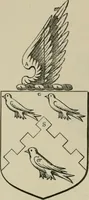 An illustration from The visitation of London : anno Domini 1633, 1634, and 1635. Made by Sr. Henry St. George, kt., Richmond herald, and deputy and marshal to Sr. Richard St. George, kt., Clarencieux king of armes (1880)