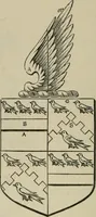 An illustration from The visitation of London : anno Domini 1633, 1634, and 1635. Made by Sr. Henry St. George, kt., Richmond herald, and deputy and marshal to Sr. Richard St. George, kt., Clarencieux king of armes (1880)