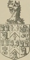 An illustration from The visitation of London : anno Domini 1633, 1634, and 1635. Made by Sr. Henry St. George, kt., Richmond herald, and deputy and marshal to Sr. Richard St. George, kt., Clarencieux king of armes (1880)
