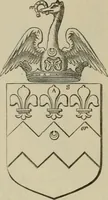 An illustration from The visitation of London : anno Domini 1633, 1634, and 1635. Made by Sr. Henry St. George, kt., Richmond herald, and deputy and marshal to Sr. Richard St. George, kt., Clarencieux king of armes (1880)