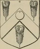 An illustration from The visitation of London : anno Domini 1633, 1634, and 1635. Made by Sr. Henry St. George, kt., Richmond herald, and deputy and marshal to Sr. Richard St. George, kt., Clarencieux king of armes (1880)