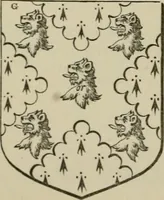 An illustration from The visitation of London : anno Domini 1633, 1634, and 1635. Made by Sr. Henry St. George, kt., Richmond herald, and deputy and marshal to Sr. Richard St. George, kt., Clarencieux king of armes (1880)