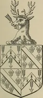 An illustration from The visitation of London : anno Domini 1633, 1634, and 1635. Made by Sr. Henry St. George, kt., Richmond herald, and deputy and marshal to Sr. Richard St. George, kt., Clarencieux king of armes (1880)