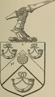 An illustration from The visitation of London : anno Domini 1633, 1634, and 1635. Made by Sr. Henry St. George, kt., Richmond herald, and deputy and marshal to Sr. Richard St. George, kt., Clarencieux king of armes (1880)
