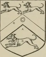 An illustration from The visitation of London : anno Domini 1633, 1634, and 1635. Made by Sr. Henry St. George, kt., Richmond herald, and deputy and marshal to Sr. Richard St. George, kt., Clarencieux king of armes (1880)