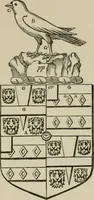 An illustration from The visitation of London : anno Domini 1633, 1634, and 1635. Made by Sr. Henry St. George, kt., Richmond herald, and deputy and marshal to Sr. Richard St. George, kt., Clarencieux king of armes (1880)