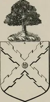 An illustration from The visitation of London : anno Domini 1633, 1634, and 1635. Made by Sr. Henry St. George, kt., Richmond herald, and deputy and marshal to Sr. Richard St. George, kt., Clarencieux king of armes (1880)