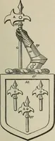 An illustration from The visitation of London : anno Domini 1633, 1634, and 1635. Made by Sr. Henry St. George, kt., Richmond herald, and deputy and marshal to Sr. Richard St. George, kt., Clarencieux king of armes (1880)