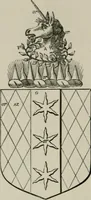 An illustration from The visitation of London : anno Domini 1633, 1634, and 1635. Made by Sr. Henry St. George, kt., Richmond herald, and deputy and marshal to Sr. Richard St. George, kt., Clarencieux king of armes (1880)