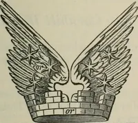 An illustration from The visitation of London : anno Domini 1633, 1634, and 1635. Made by Sr. Henry St. George, kt., Richmond herald, and deputy and marshal to Sr. Richard St. George, kt., Clarencieux king of armes (1880)