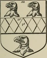 An illustration from The visitation of London : anno Domini 1633, 1634, and 1635. Made by Sr. Henry St. George, kt., Richmond herald, and deputy and marshal to Sr. Richard St. George, kt., Clarencieux king of armes (1880)