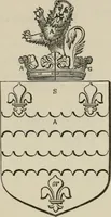 An illustration from The visitation of London : anno Domini 1633, 1634, and 1635. Made by Sr. Henry St. George, kt., Richmond herald, and deputy and marshal to Sr. Richard St. George, kt., Clarencieux king of armes (1880)