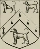 An illustration from The visitation of London : anno Domini 1633, 1634, and 1635. Made by Sr. Henry St. George, kt., Richmond herald, and deputy and marshal to Sr. Richard St. George, kt., Clarencieux king of armes (1880)