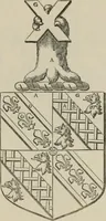 An illustration from The visitation of London : anno Domini 1633, 1634, and 1635. Made by Sr. Henry St. George, kt., Richmond herald, and deputy and marshal to Sr. Richard St. George, kt., Clarencieux king of armes (1880)