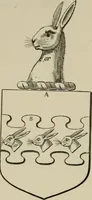 An illustration from The visitation of London : anno Domini 1633, 1634, and 1635. Made by Sr. Henry St. George, kt., Richmond herald, and deputy and marshal to Sr. Richard St. George, kt., Clarencieux king of armes (1880)