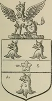 An illustration from The visitation of London : anno Domini 1633, 1634, and 1635. Made by Sr. Henry St. George, kt., Richmond herald, and deputy and marshal to Sr. Richard St. George, kt., Clarencieux king of armes (1880)
