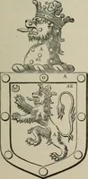 An illustration from The visitation of London : anno Domini 1633, 1634, and 1635. Made by Sr. Henry St. George, kt., Richmond herald, and deputy and marshal to Sr. Richard St. George, kt., Clarencieux king of armes (1880)