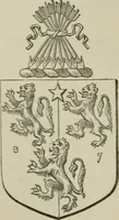 An illustration from The visitation of London : anno Domini 1633, 1634, and 1635. Made by Sr. Henry St. George, kt., Richmond herald, and deputy and marshal to Sr. Richard St. George, kt., Clarencieux king of armes (1880)