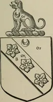 An illustration from The visitation of London : anno Domini 1633, 1634, and 1635. Made by Sr. Henry St. George, kt., Richmond herald, and deputy and marshal to Sr. Richard St. George, kt., Clarencieux king of armes (1880)