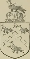 An illustration from The visitation of London : anno Domini 1633, 1634, and 1635. Made by Sr. Henry St. George, kt., Richmond herald, and deputy and marshal to Sr. Richard St. George, kt., Clarencieux king of armes (1880)