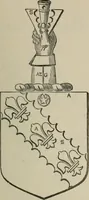An illustration from The visitation of London : anno Domini 1633, 1634, and 1635. Made by Sr. Henry St. George, kt., Richmond herald, and deputy and marshal to Sr. Richard St. George, kt., Clarencieux king of armes (1880)