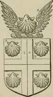 An illustration from The visitation of London : anno Domini 1633, 1634, and 1635. Made by Sr. Henry St. George, kt., Richmond herald, and deputy and marshal to Sr. Richard St. George, kt., Clarencieux king of armes (1880)